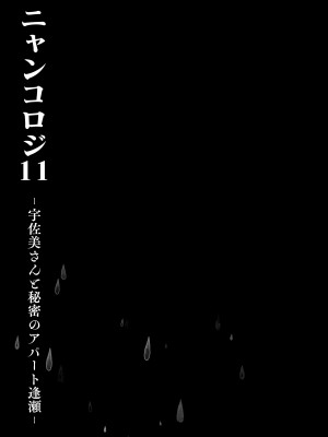 (メガ秋葉原同人祭 第1回) [きのこのみ (konomi)] ニャンコロジ11 -宇佐美さんと秘密のアパート逢瀬- [绅士仓库汉化]_05