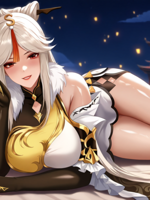 [QosLouisAI]BBC Fuck Ningguang 85P