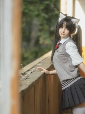 桜井宁宁 - 废墟jk_003