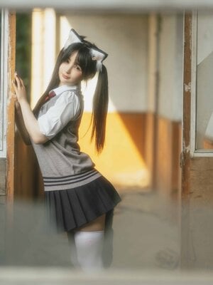 桜井宁宁 - 废墟jk_008