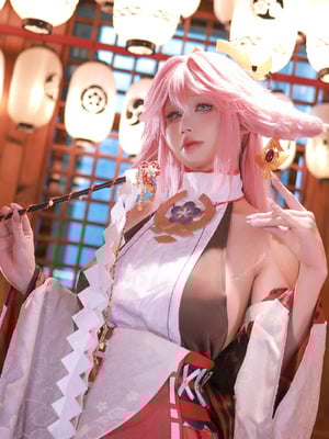 桜满三时 - 原神 八重神子_09