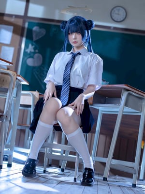 屿鱼 - 妃咲 JK (蔚蓝档案)_08