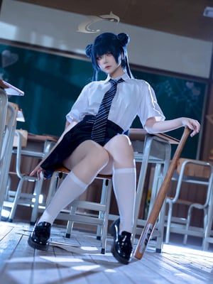 屿鱼 - 妃咲 JK (蔚蓝档案)_09