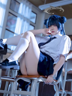 屿鱼 - 妃咲 JK (蔚蓝档案)_11