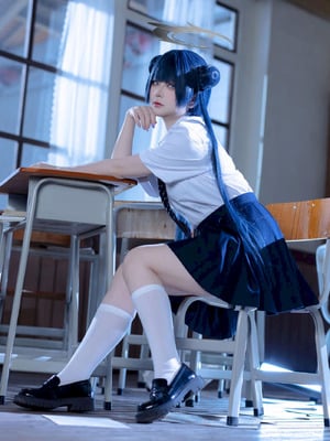 屿鱼 - 妃咲 JK (蔚蓝档案)_14