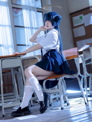 屿鱼 - 妃咲 JK (蔚蓝档案)_16