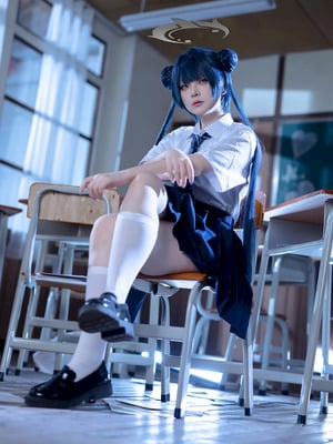 屿鱼 - 妃咲 JK (蔚蓝档案)_18