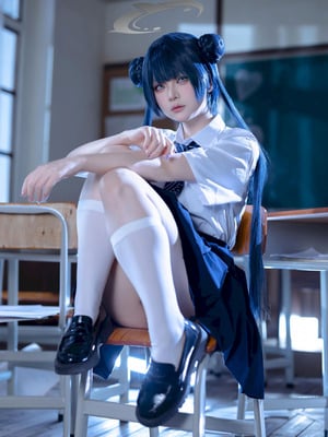 屿鱼 - 妃咲 JK (蔚蓝档案)_19