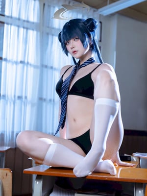 屿鱼 - 妃咲 JK (蔚蓝档案)_26