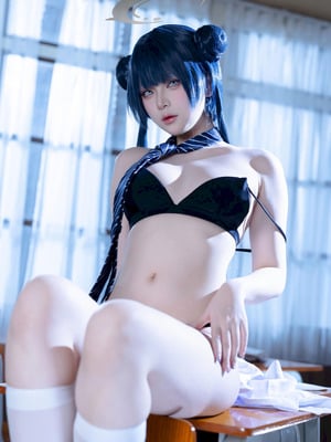 屿鱼 - 妃咲 JK (蔚蓝档案)_36