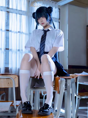 屿鱼 - 妃咲 JK (蔚蓝档案)_45