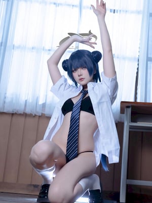 屿鱼 - 妃咲 JK (蔚蓝档案)_61