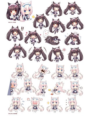 [さより] NEKOPARA 10th ANNIVERSARY -SAYORI ART WORKS- [中国翻訳] [無修正] [DL版]_078