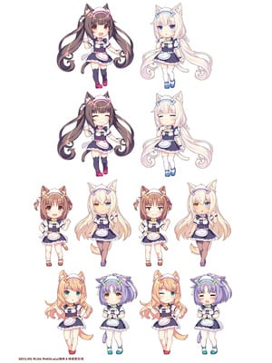 [さより] NEKOPARA 10th ANNIVERSARY -SAYORI ART WORKS- [中国翻訳] [無修正] [DL版]_257