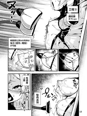 [ななめ班 (半しゃる)] 最恐メ○ガキちゃんの戦闘員化改造工程 [DL版]_13