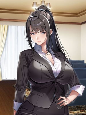 [アイチルワークス (林チェリー)] クールな人妻家庭教師を寝取って孕ませた話｜关于攻略冷酷的人妻家庭教师并让她怀孕的故事 [中国翻訳]_029