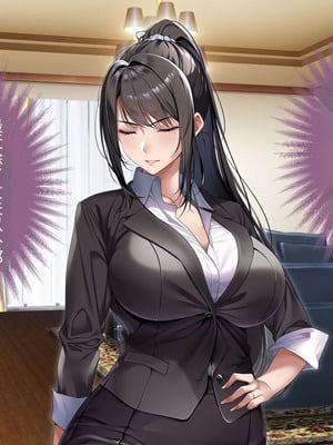 [アイチルワークス (林チェリー)] クールな人妻家庭教師を寝取って孕ませた話｜关于攻略冷酷的人妻家庭教师并让她怀孕的故事 [中国翻訳]_033