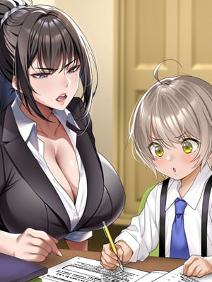 [アイチルワークス (林チェリー)] クールな人妻家庭教師を寝取って孕ませた話｜关于攻略冷酷的人妻家庭教师并让她怀孕的故事 [中国翻訳]_036