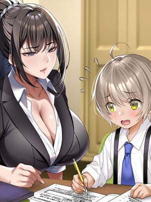 [アイチルワークス (林チェリー)] クールな人妻家庭教師を寝取って孕ませた話｜关于攻略冷酷的人妻家庭教师并让她怀孕的故事 [中国翻訳]_037