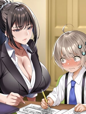 [アイチルワークス (林チェリー)] クールな人妻家庭教師を寝取って孕ませた話｜关于攻略冷酷的人妻家庭教师并让她怀孕的故事 [中国翻訳]_038