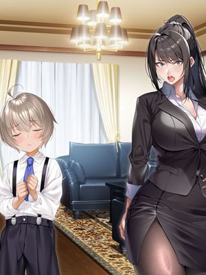 [アイチルワークス (林チェリー)] クールな人妻家庭教師を寝取って孕ませた話｜关于攻略冷酷的人妻家庭教师并让她怀孕的故事 [中国翻訳]_061