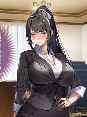 [アイチルワークス (林チェリー)] クールな人妻家庭教師を寝取って孕ませた話｜关于攻略冷酷的人妻家庭教师并让她怀孕的故事 [中国翻訳]_104