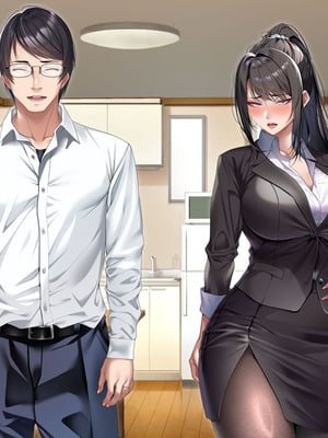 [アイチルワークス (林チェリー)] クールな人妻家庭教師を寝取って孕ませた話｜关于攻略冷酷的人妻家庭教师并让她怀孕的故事 [中国翻訳]_313