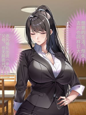 [アイチルワークス (林チェリー)] クールな人妻家庭教師を寝取って孕ませた話｜关于攻略冷酷的人妻家庭教师并让她怀孕的故事 [中国翻訳]_440