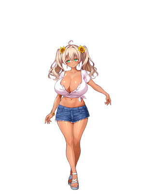 [鳥居姫] 灼熱のビーチバレーで蕩ける欲望〜巨乳人妻の濡れた競争〜_667