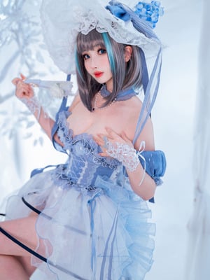 rioko凉凉子 碧蓝航线 柴郡 冰雪公主 40p_25