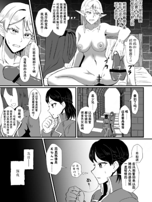 [ホテル試金石 (プロトホテル)]入れ替わりの罠 ~エルフ魔術師ライザの帰還+騎士隊長マリーダの求心~+特典[中国翻訳][貉耳萌个人汉化]_019