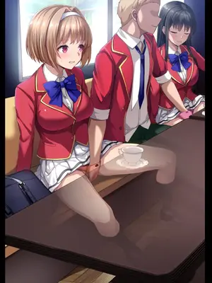 [妄想Caution (ダイアル)]かくれてスカートの中を好き放題弄られてるCG集+スカートの中では [中国翻訳][粗碼][天煌汉化组]_055