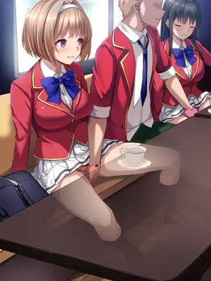 [妄想Caution (ダイアル)]かくれてスカートの中を好き放題弄られてるCG集+スカートの中では [中国翻訳][粗碼][天煌汉化组]_244