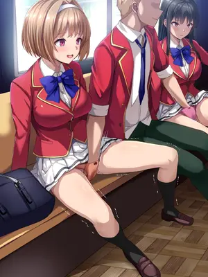 [妄想Caution (ダイアル)]かくれてスカートの中を好き放題弄られてるCG集+スカートの中では [中国翻訳][粗碼][天煌汉化组]_248