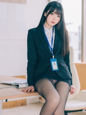 霜月shimo  霜月的秘密辦公室 Shimo' Secret Office_003