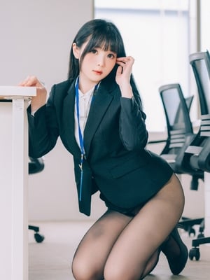霜月shimo  霜月的秘密辦公室 Shimo' Secret Office_009