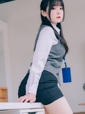 霜月shimo  霜月的秘密辦公室 Shimo' Secret Office_052