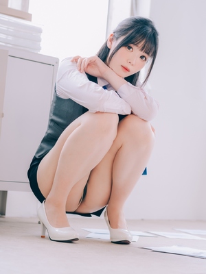 霜月shimo  霜月的秘密辦公室 Shimo' Secret Office_063