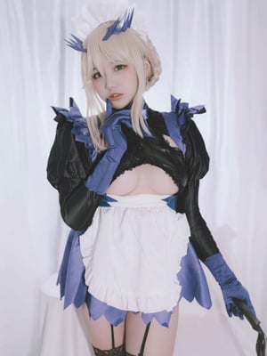 阿半今天很开心 - FGO 黑枪呆女仆_10