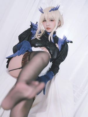 阿半今天很开心 - FGO 黑枪呆女仆_26