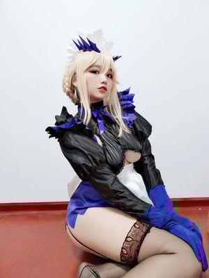 阿半今天很开心 - FGO 黑枪呆女仆_52