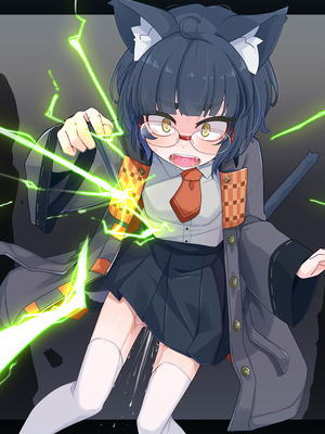 [めーふまどー (拝一樹)] エロトラップダンジョンで敗北するエリート黒猫魔法使いちゃん_552