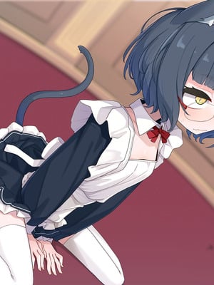 [めーふまどー (拝一樹)] エロトラップダンジョンで敗北するエリート黒猫魔法使いちゃん_659