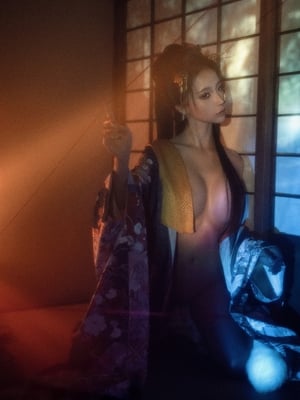 蠢沫沫 – 2024年会员 血婚纱_009