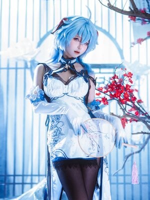 蠢沫沫 – 2024年会员 原神 甘雨旗袍