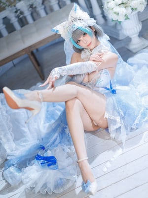 蜜汁猫裘 - 碧蓝航线 柴郡 花嫁_082