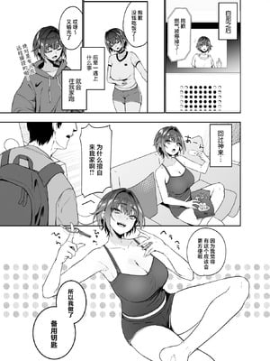 [ドデカビタミン (あきすこ)] 顔と身体はイイ女 ギャンカス×金欠×巨乳の先輩に色々絞り取られる話 [中国翻訳] [DL版]_09