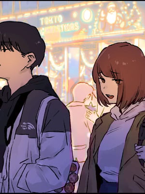 [ぽりうれたん] クリスマスを過ごす腐れ縁の男女