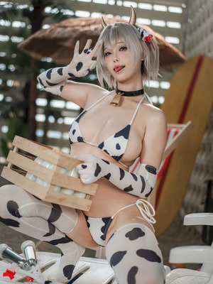 蜜汁猫裘 - 棕色尘埃 泰瑞丝 奶牛比基尼_019