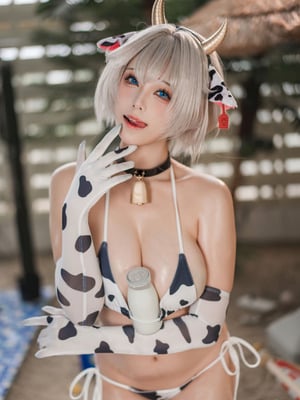 蜜汁猫裘 - 棕色尘埃 泰瑞丝 奶牛比基尼_038